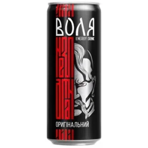 Напій енергетичний Воля ТМ Моршинська середньогазована. 0.33 л