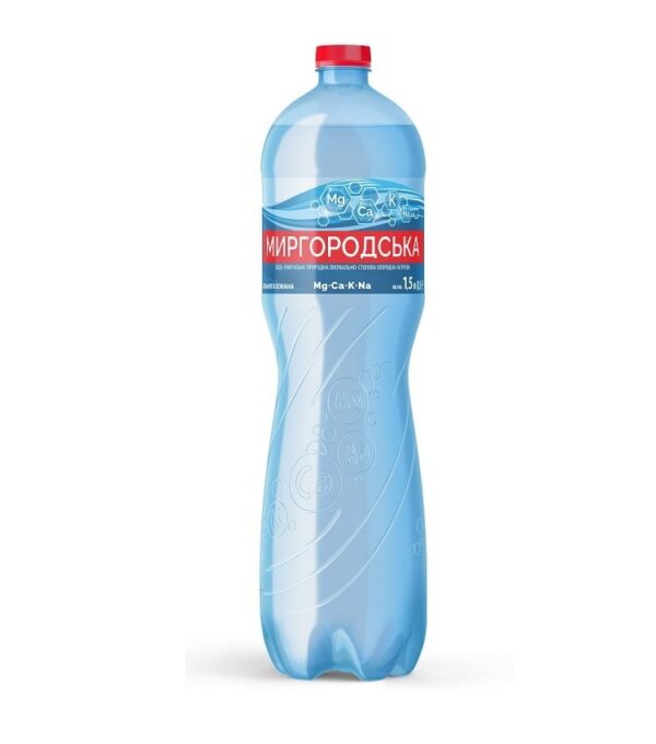 Вода миргородська сильногазована 1.5 л