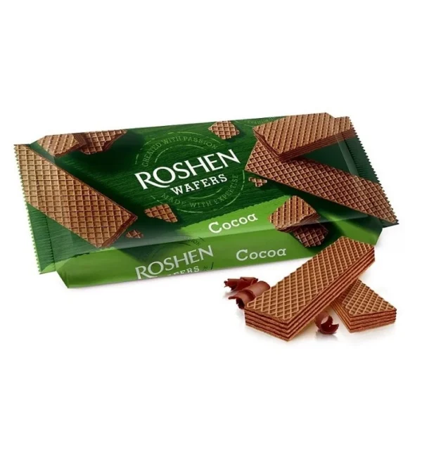 Вафлі ROSHEN WAFERS COCOA (Какао) 216 г