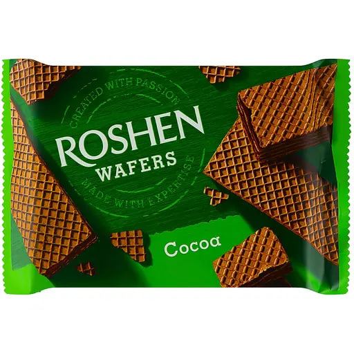 Вафлі ROSHEN WAFERS COCOA (Какао) 72 г
