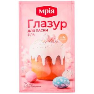 Глазур для Паски біла Мрія 75г