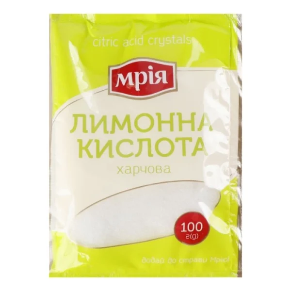 Лимонна кислота Мрія 100 г