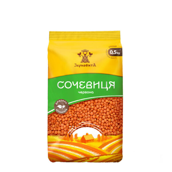 Сочевиця червона. ТМ Зерновита 500 г