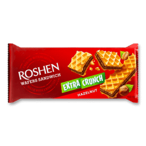 Вафлі ROSHEN WAFERS SANDWICH CRUNCH HAZELNUT 143 г