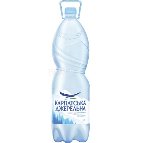 Вода мінеральна Карпатська Джерельна негазована 2 л