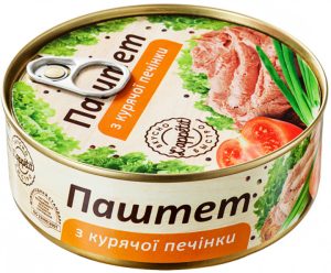 Паштет ЛаПпетит із курячої печінки 240 г з/б