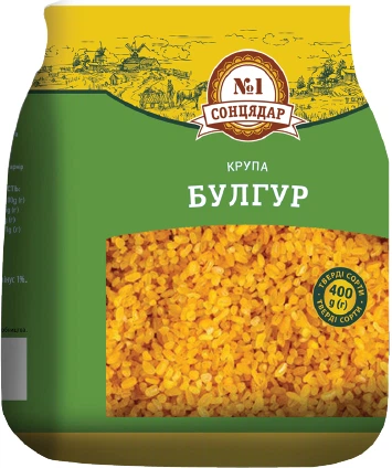 Крупа Булгур ТМ СонцяДар 0.4 кг