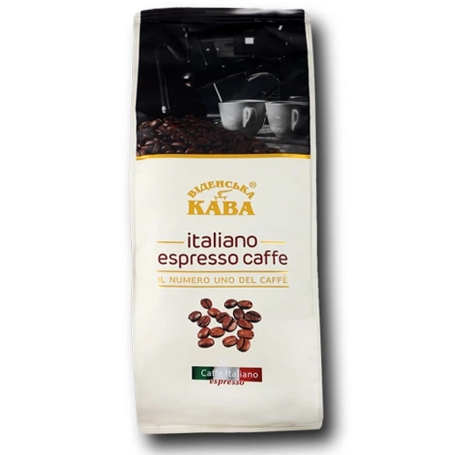 Кава  в зернах Віденська Espresso Italiano Coffee  1кг