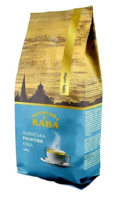 Кава в зернах Віденська ' Львівська ранкова' 1 кг.