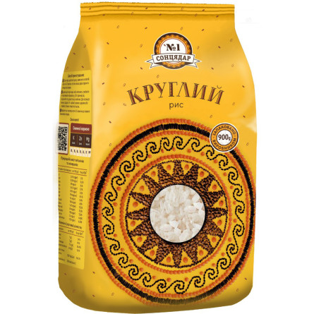Рис круг.шліф.ТМ СОНЦЯДАР900г