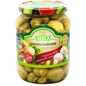 Шампіньйони Rio мариновані 690г сб