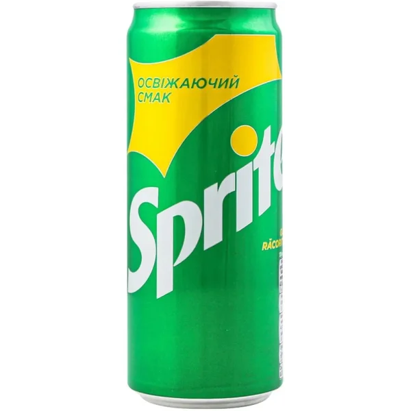 Напій Sprite безалкогольний 330 мл ж/б