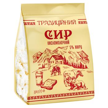 Сир кисломолочний 5% Традиційний  350 г