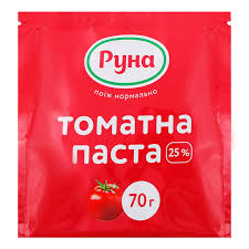 Паста томатна 70 г Руна