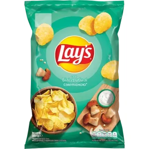 Чіпси білі гриби сметана LAY'S 120 г