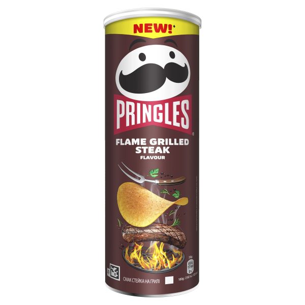 Чіпси Pringles зі смаком стейка на грилі 165 г