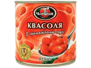 Квасоля в том. соусі СМАЧНА. ТМ Чемпіон  450г