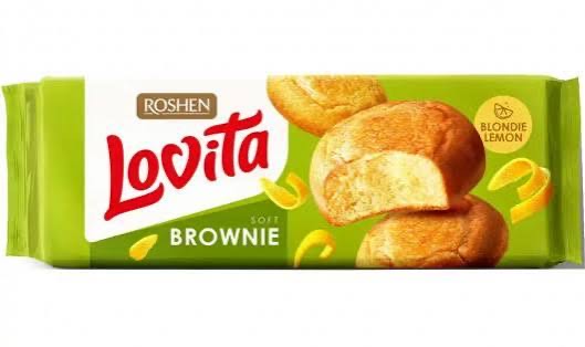 Печиво LOVITA BLONDIE BROWNIE з Лимоном 152г