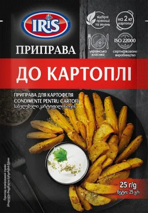Приправа до картоплі. IRIS 25 г