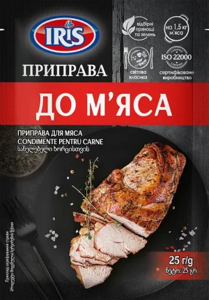Приправа до м'яса. IRIS 25г