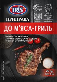 Приправа для м'яса-гриль. IRIS 25г