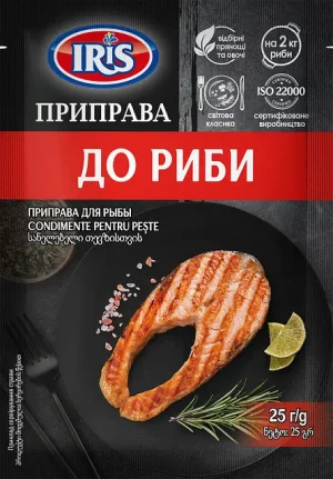 Приправа до риби. IRIS 25г