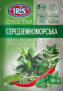 Суміш трав Середземноморська IRIS 10г