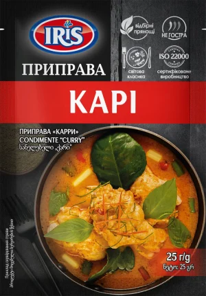 Приправа Карі. ТМ IRIS 25 г