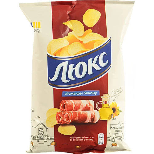 Чіпси Люкс бекон 125 г