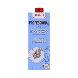 Молоко 2.5% жиру. ТМ Professional milk line 1000г
