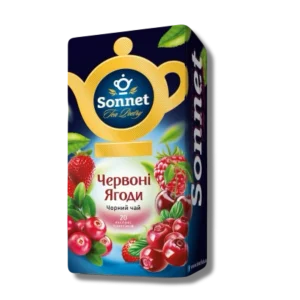 Чай чорний Червона Ягода ТМ Sonnet 20 пак