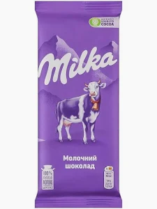 555814.webp Шоколад MILKA без додатків 95 г