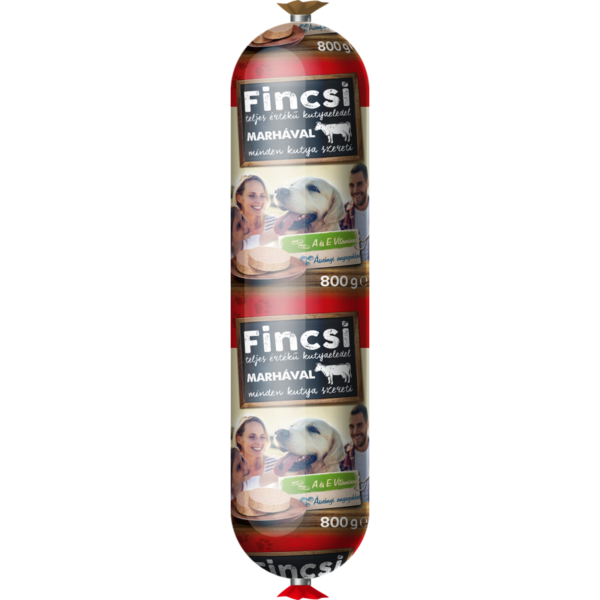 ковбаса для собак Fincsi з яловичиною 0.8кг