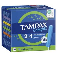 556729.jpg Тампони TAMPAX Compak 2 in 1 з аплікатором 16шт