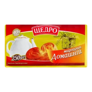 Маргарин Домашній 40% 250 г Щедро