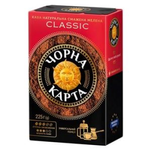 Кава мелена  Чорна карта класік 225 г