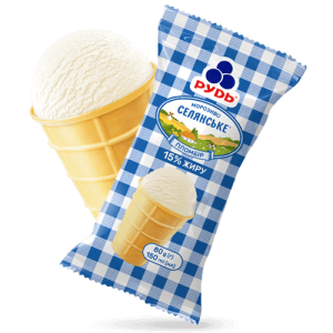 МОРОЗИВО ПЛОМБІР Рудь 'СЕЛЯНСЬКЕ' 80г