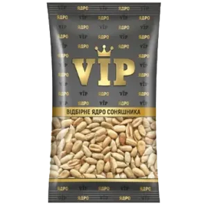 Ядро насіння соняшника смажене солене VIP 70г