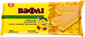 Вафлі з лимоном 130 г ХБФ