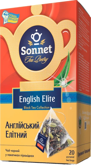 Чай чорний англ еліт. ТМ SONNET 20пак.