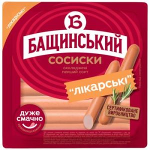 Сосиски Бащинські Лікарські 300 г