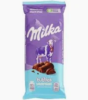Шоколад Мілка Bubbles Пористий 80 г