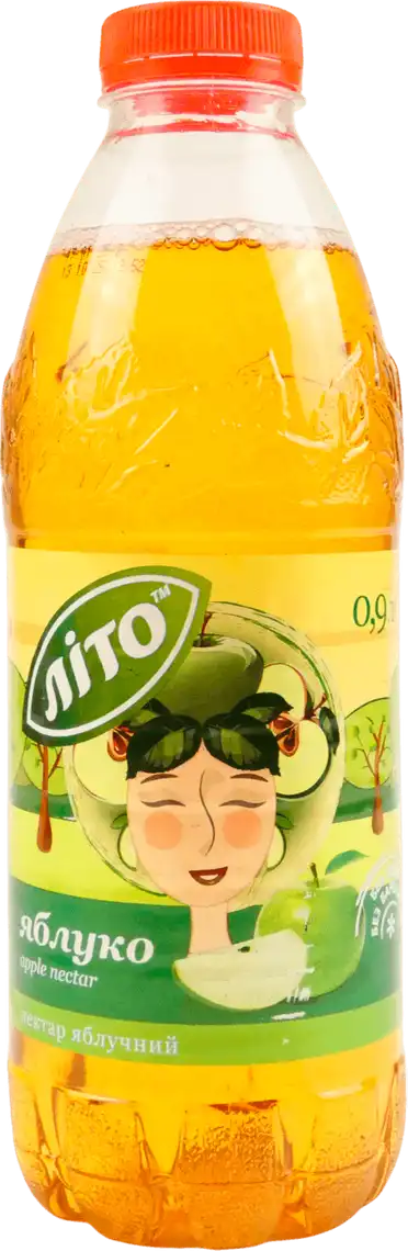 Нектар Яблуко ТМ Літо 0.9л