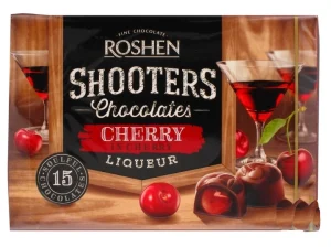 Цукерки Shoooters вишня з вишневим лікером  ROSHEN 155г