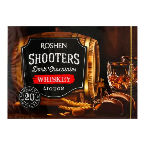 Цукерки Shooters Віскі ROSHEN 15