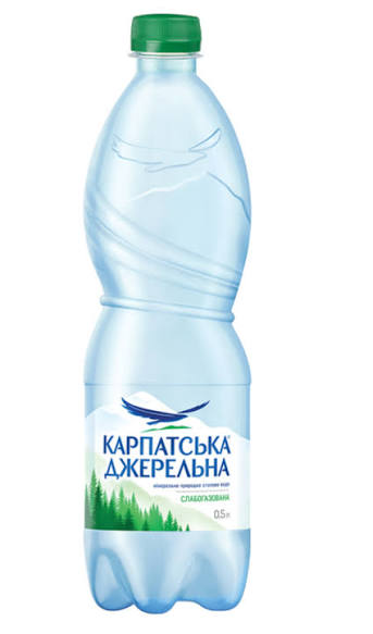 Вода слабогаз. Карпатська джерельна 0.5 л
