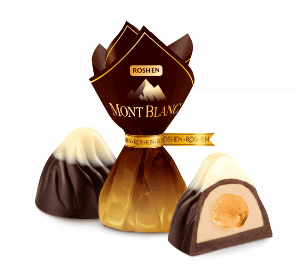 Цукерки Монблан з лісовим горіхом ROSHEN вагові