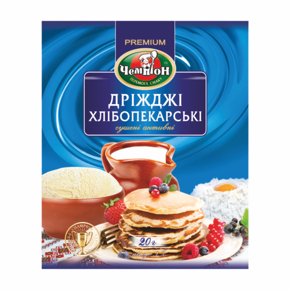 Дріжді Чемпіон Хлібопекарські 20 г