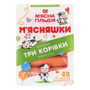 60217-1.jpg Сосиски вищого сорту Три корівки 0.285кг