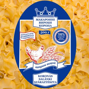 Макарони Корона Широкий квадрат 500 г